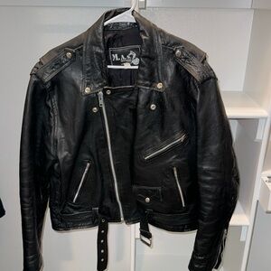 M.A.S. Leather Biker Jacket